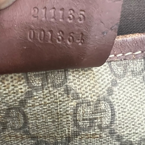 Gucci GG Plus Monogram Signature Web Loop Vertical Tote Light Brown - Picture 14 of 16